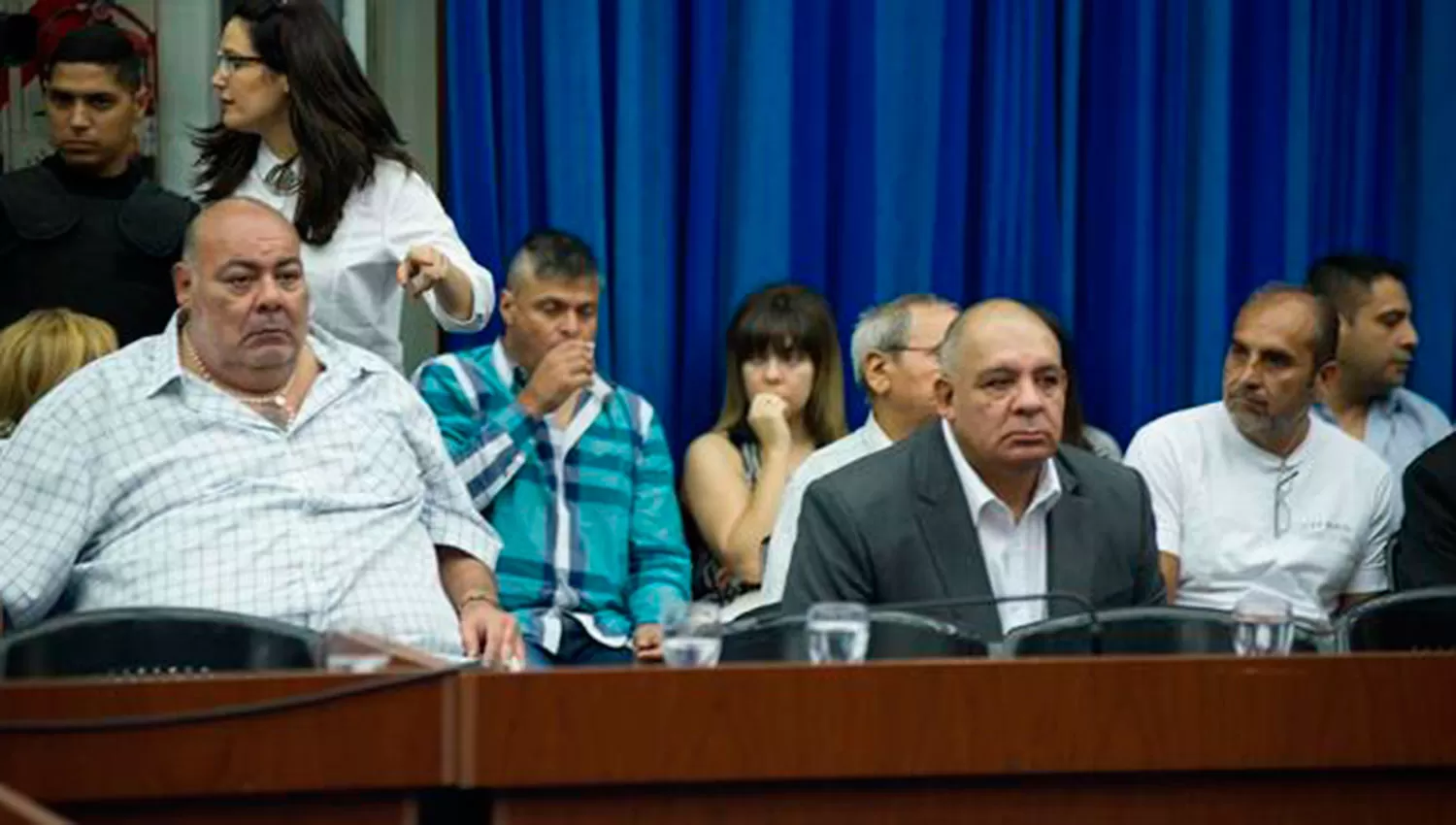 LOS HERMANOS ALE. Rubén La Chancha y Ángel El Mono, en la audiencia. FOTO ARCHIVO LA GACETA