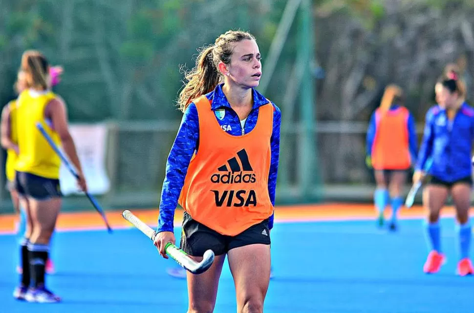 PUESTA A PUNTO. Sauze y Las Leonas debutarán en la World League el 18 de este mes, ante China.  gentileza de field hockey fotos / deo ávalos