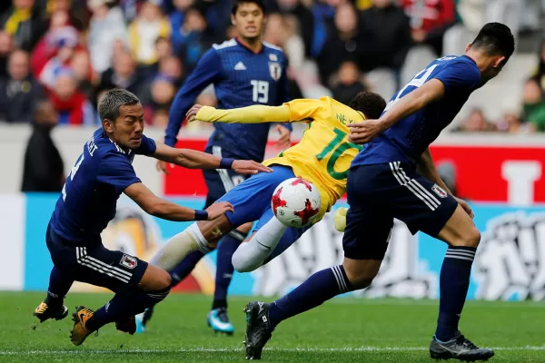 A ritmo de entrenamiento, Brasil le ganó el amistoso a Japón 3-1