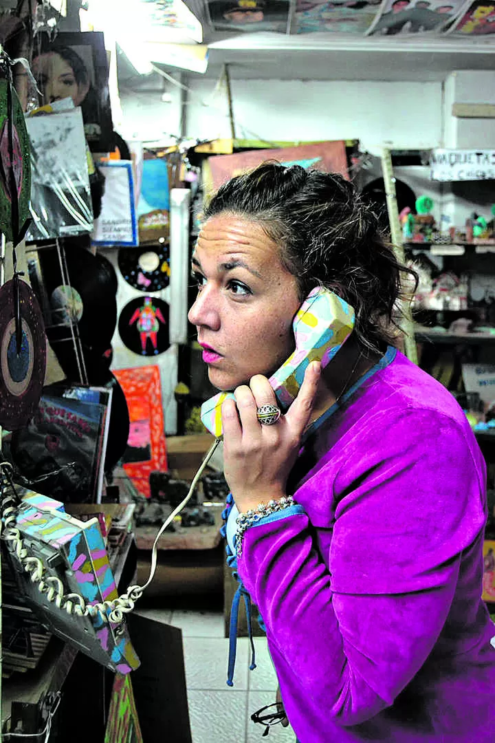 UN AMOR ROTO. Belén Mercado, en un pasaje de la obra “Lisa y las fotos”.  