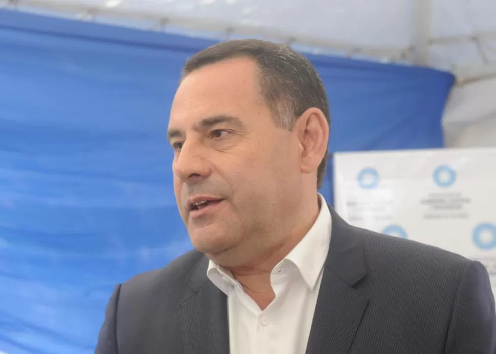 REGINO AMADO. El ministro de Gobierno, Justicia y Seguridad. credito