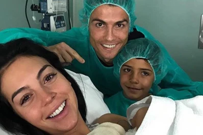 Cristiano Ronaldo celebró el nacimiento de su hija Alana Martina