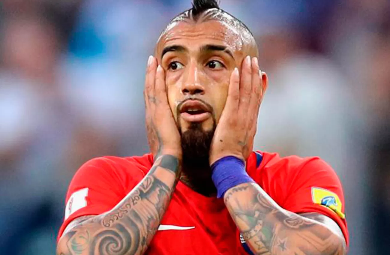 AUSENTE. Arturo Vidal es una de las figuras que no jugará el Mundial. (ARCHIVO)