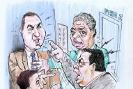 Ariel García, Alberto Colombres Garmendia y un tenso cruce en el ascensor