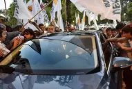 Video: así llegó Cristina Kirchner al hotel en Tucumán