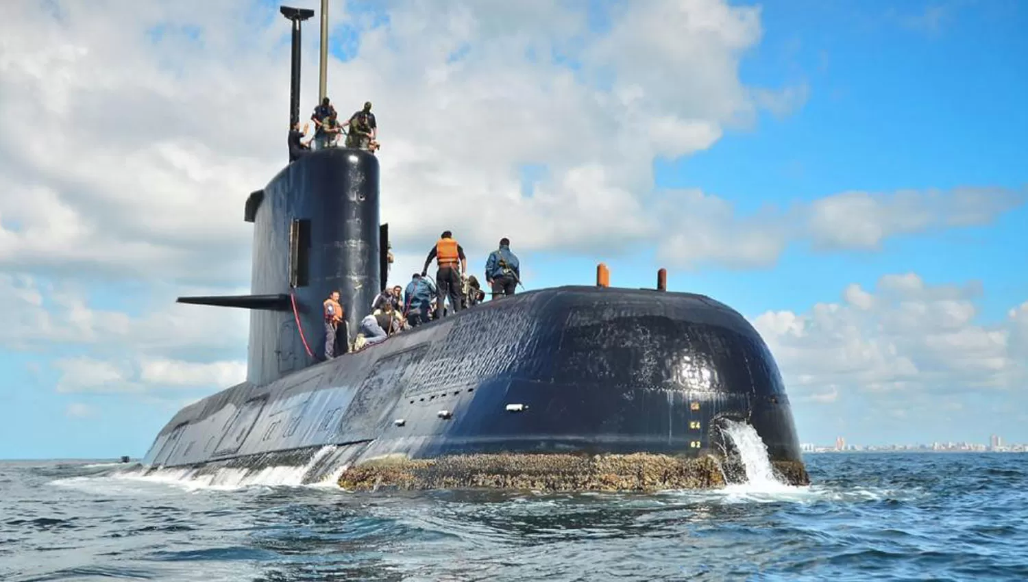 SUBMARINO. El ARA San Juan sigue desaparecido. FOTO TOMADA DE LA VOZ