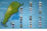 Submarino ARA San Juan: todos los barcos y aviones que participan del operativo de búsqueda