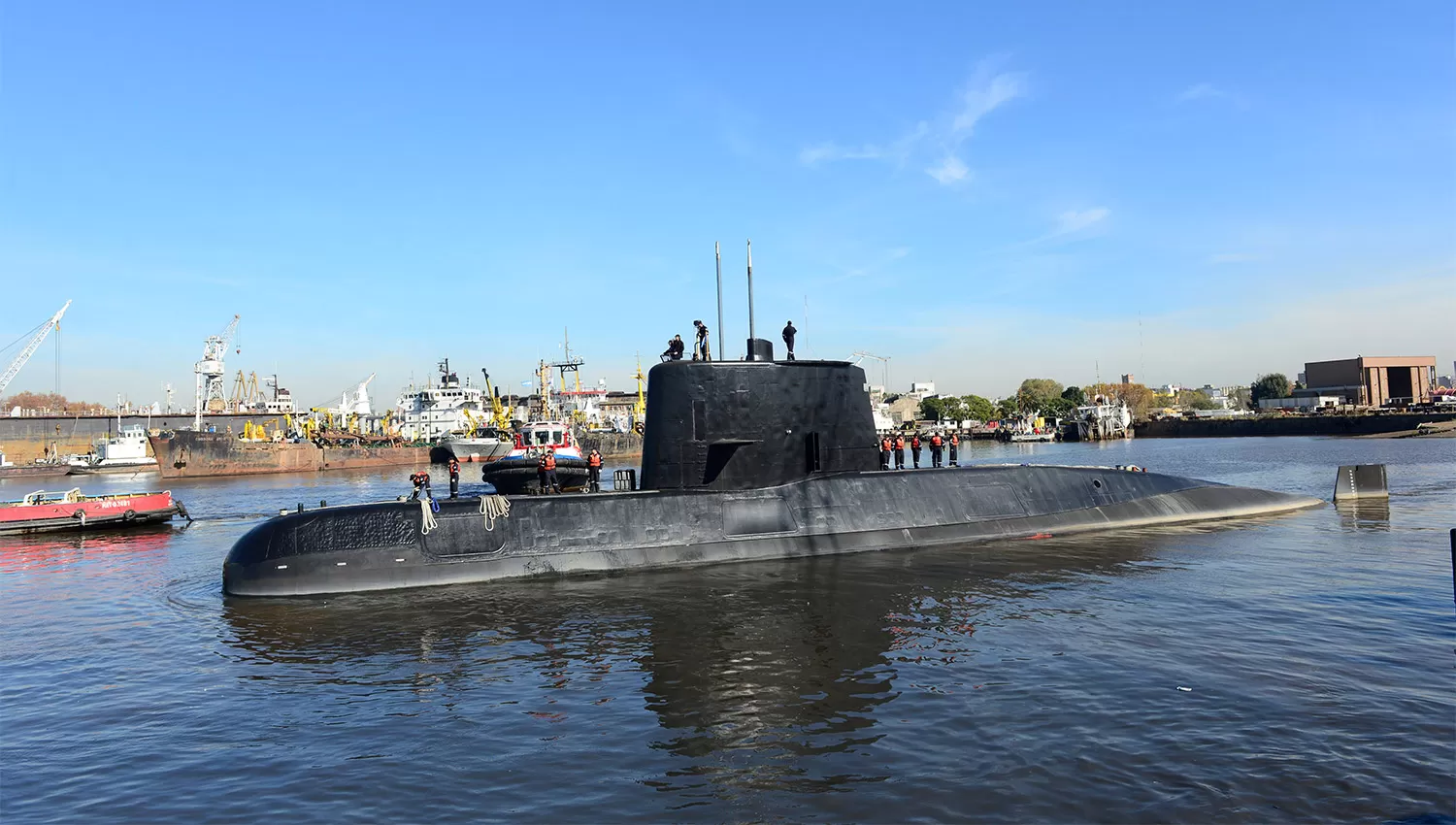 SUBMARINO ARA SAN JUAN. La nave está perdida desde hace nueve días. ARCHIVO