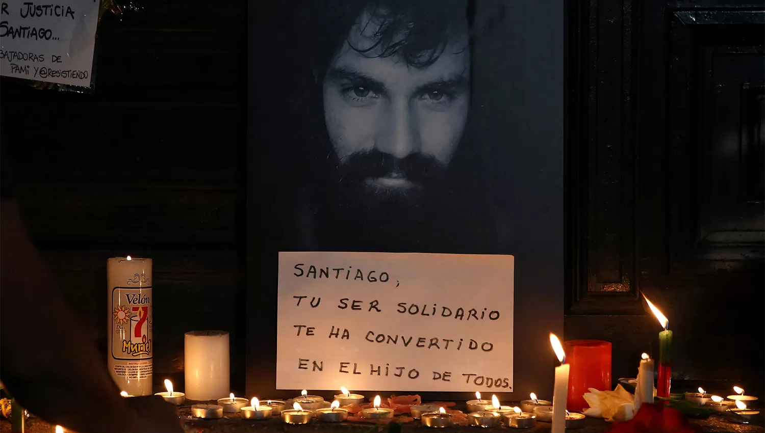 DESPEDIDA. El velorio de Santiago Maldonado se extenderá hasta el domingo. REUTERS