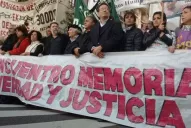 Marcharon en Plaza de Mayo en protesta por la muerte de un mapuche