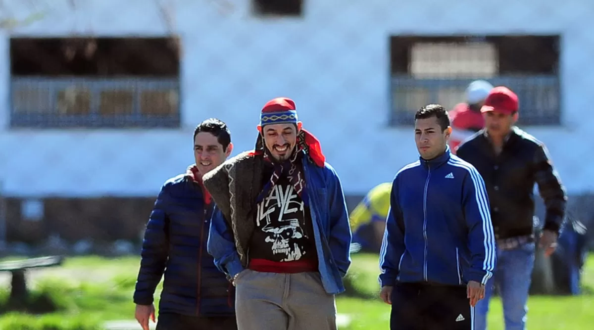 FACUNDO JONES HUALA. En la cárcel de Esquel. FOTO TOMADA DE CLARIN.COM