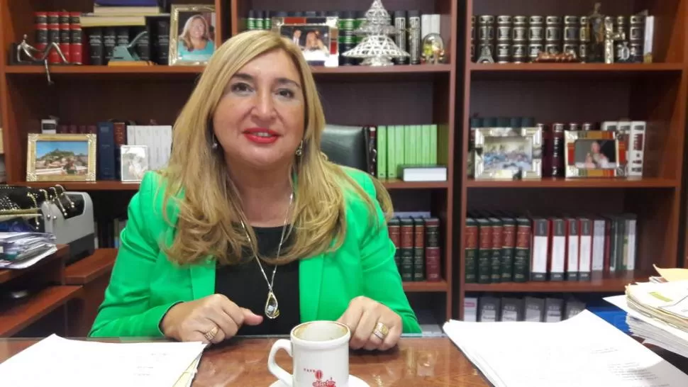 MARCELA RUIZ. Camarista y titular de la Asociación de Magistrados.  