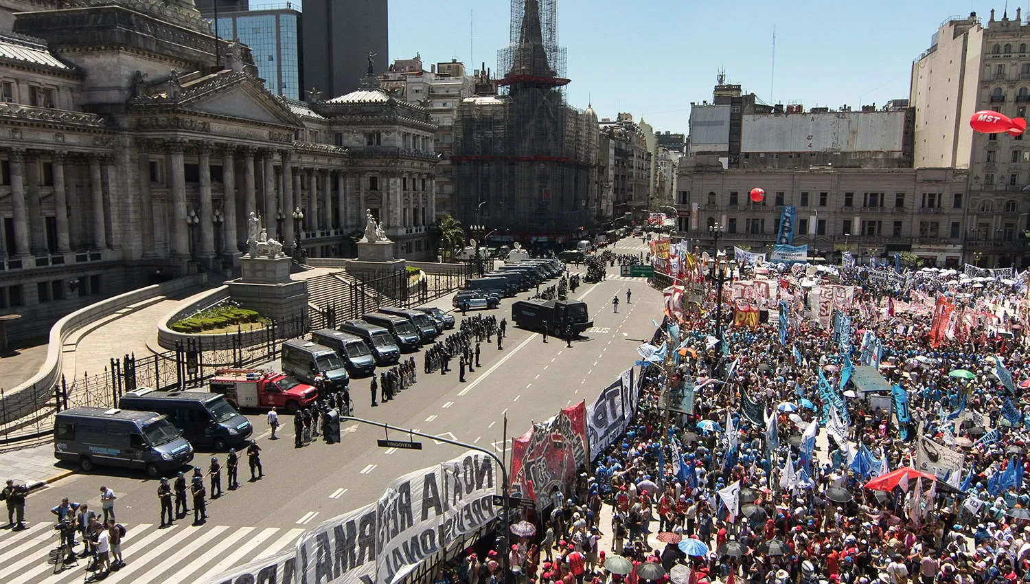 Los incidentes generados en el Congreso generaron malestar en los dirigentes de la CGT. TÉLAM