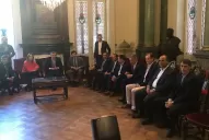 Manzur y otros gobernadores dieron su apoyo a la reforma previsional en el Congreso