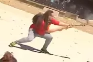 Pidieron la detención del militante fotografiado cuando disparaba un mortero