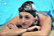 Una estrella de la natación que controla la fama con psicología