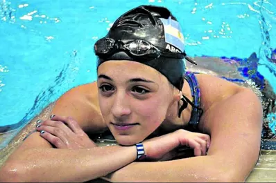 Una estrella de la natación que controla la fama con psicología