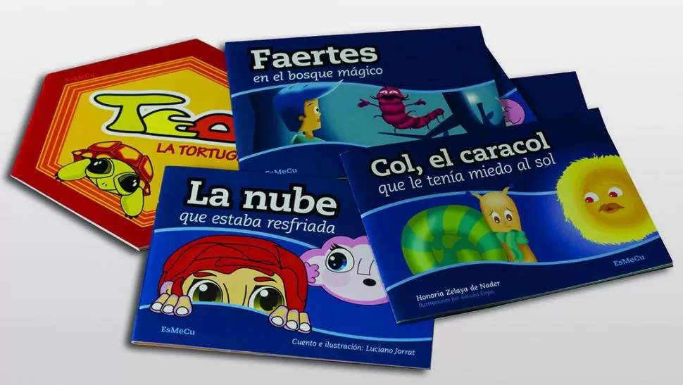 CUENTOS. Algunos de los títulos que se podrán leer en la biblioteca. 