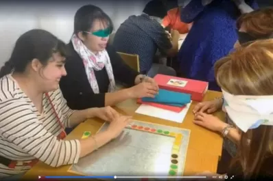 Esta tarde animate a jugar sin ver