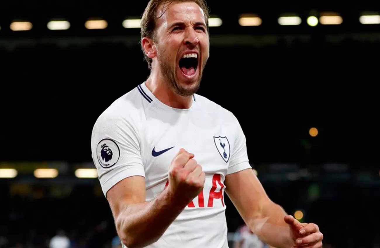 IMPARABLE. Harry Kane marcó hoy un triplete y superó a Messi. (REUTERS)