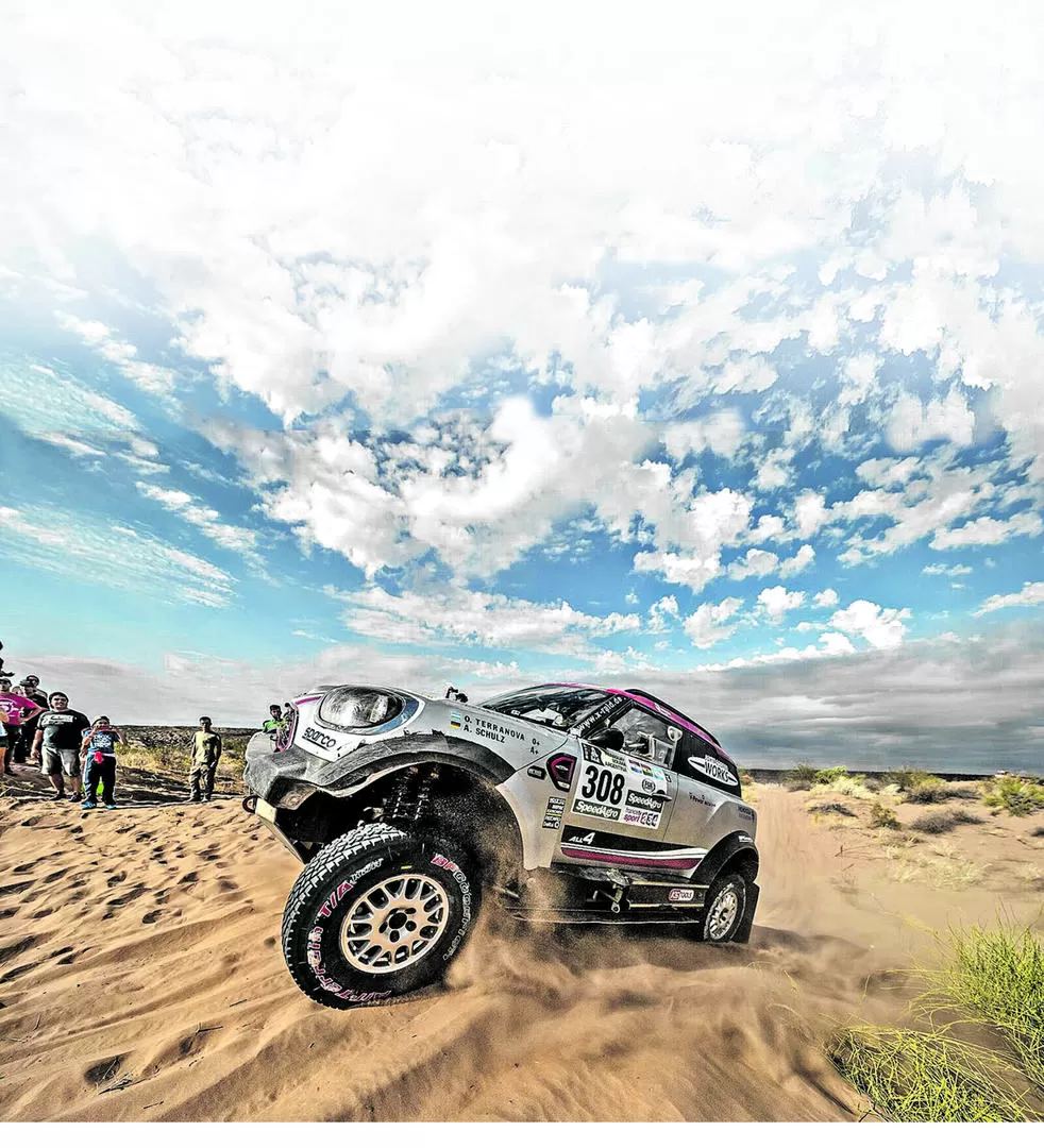 EXPERIMENTADO. Terranova conoce el Dakar y con un Mini Cooper oficial es candidato.  
