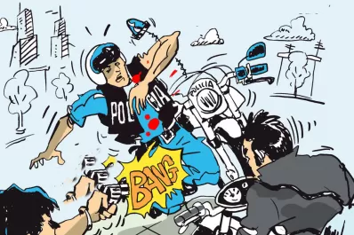 Un motorista del 911 se salvó de milagro tras recibir dos tiros