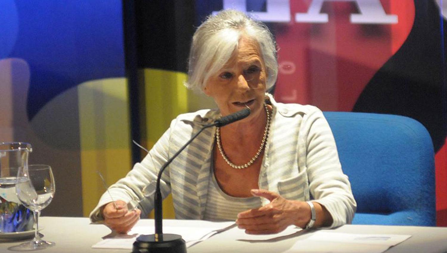 BEATRIZ SARLO. La pensadora, durante una charla que dio invitada por LA GACETA. ARCHIVO