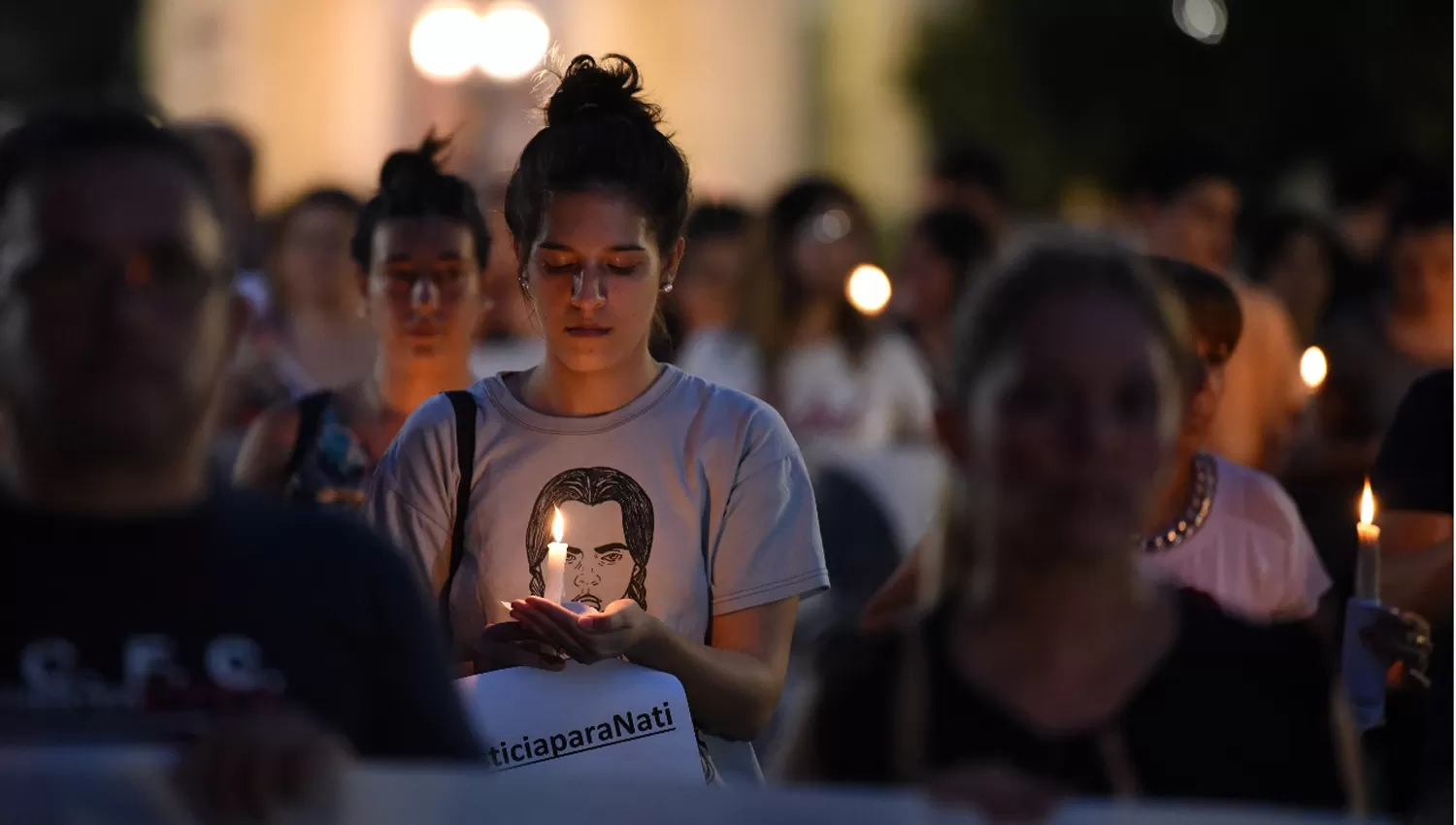 Marcha pidiendo justicia por Natalia Vargas. LA GACETA/ FOTO DE DIEGO ARÁOZ