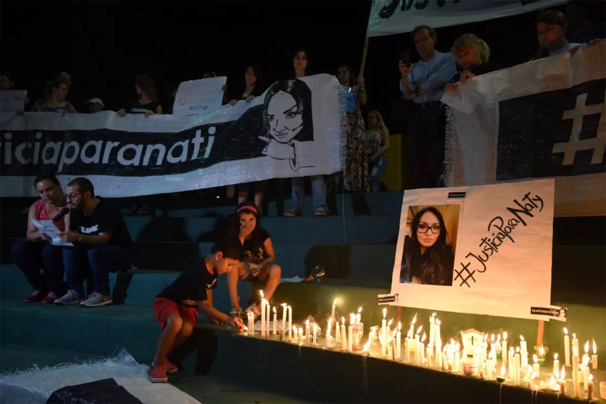 Concepción se iluminó con el recuerdo de Natalia Vargas y encendió el reclamo de justicia