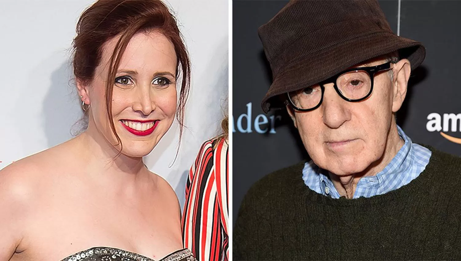 Dylan Farrow y su padre adoptivo Woody Allen. FOTO TOMADA DE HOLLYWOOD REPORTER