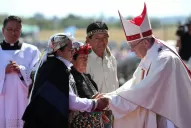 En tierra mapuche, Francisco dio un mensaje de inclusión a los pueblos originarios