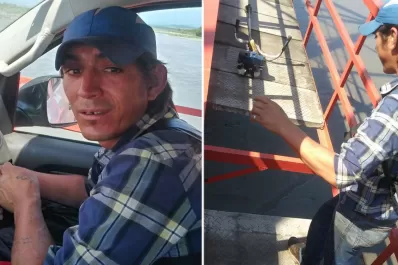 Hasta Campanella se comprometió a ayudar Walter Monzón, el hombre que saltó desde el puente del río Gastona para ayudar a una niña