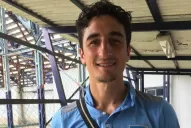 Debut con accidente para el uruguayo Lamas