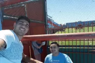 ¿El nuevo número 9? Leandro Díaz fue a ver el amistoso de Atlético