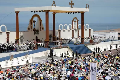 En Iquique, el Papa pidió por los inmigrantes