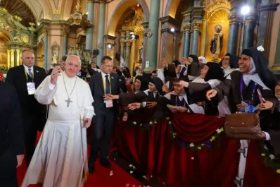 En su último día en Perú, Francisco denunció que América Latina está en crisis por la corrupción