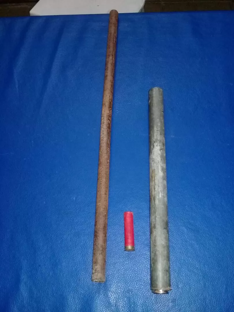 CAUSA. La “tumbera” es un arma de fuego de fabricación casera. 