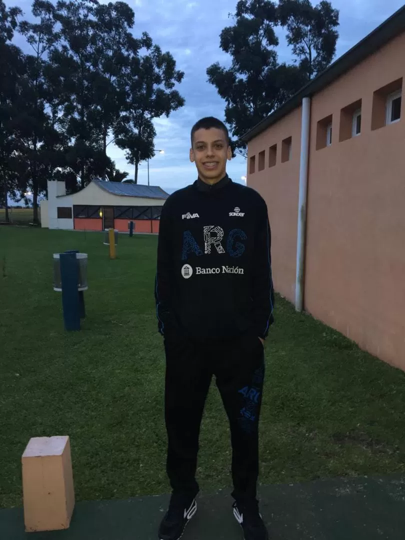 ALEGRÍA. Pablo Urcevich Idiart comenzó de la mejor manera el año. gentileza fernando urcevich