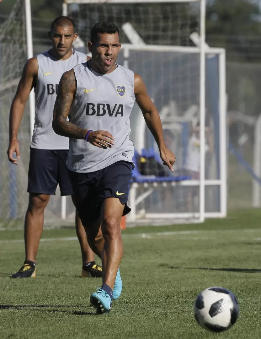 IDOLO. Tevez será hoy en La Feliz la máxima figura de un Boca que mezcla titulares y suplentes. prensa boca j.- prensa river 