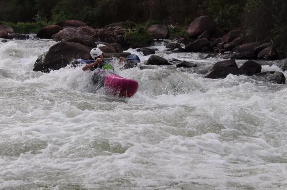 ETAPAS. Las capacitaciones que se dictan poseen diferentes niveles que van del 1 al 5 según la dificultad de la navegación. FOTO GENTILEZA DE DIEGO BUDEGUER