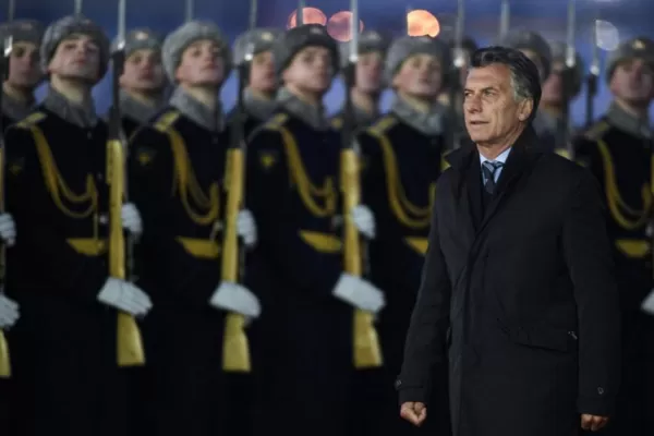 Macri se reúne con Putín en el Kremlin antes de partir a Davos