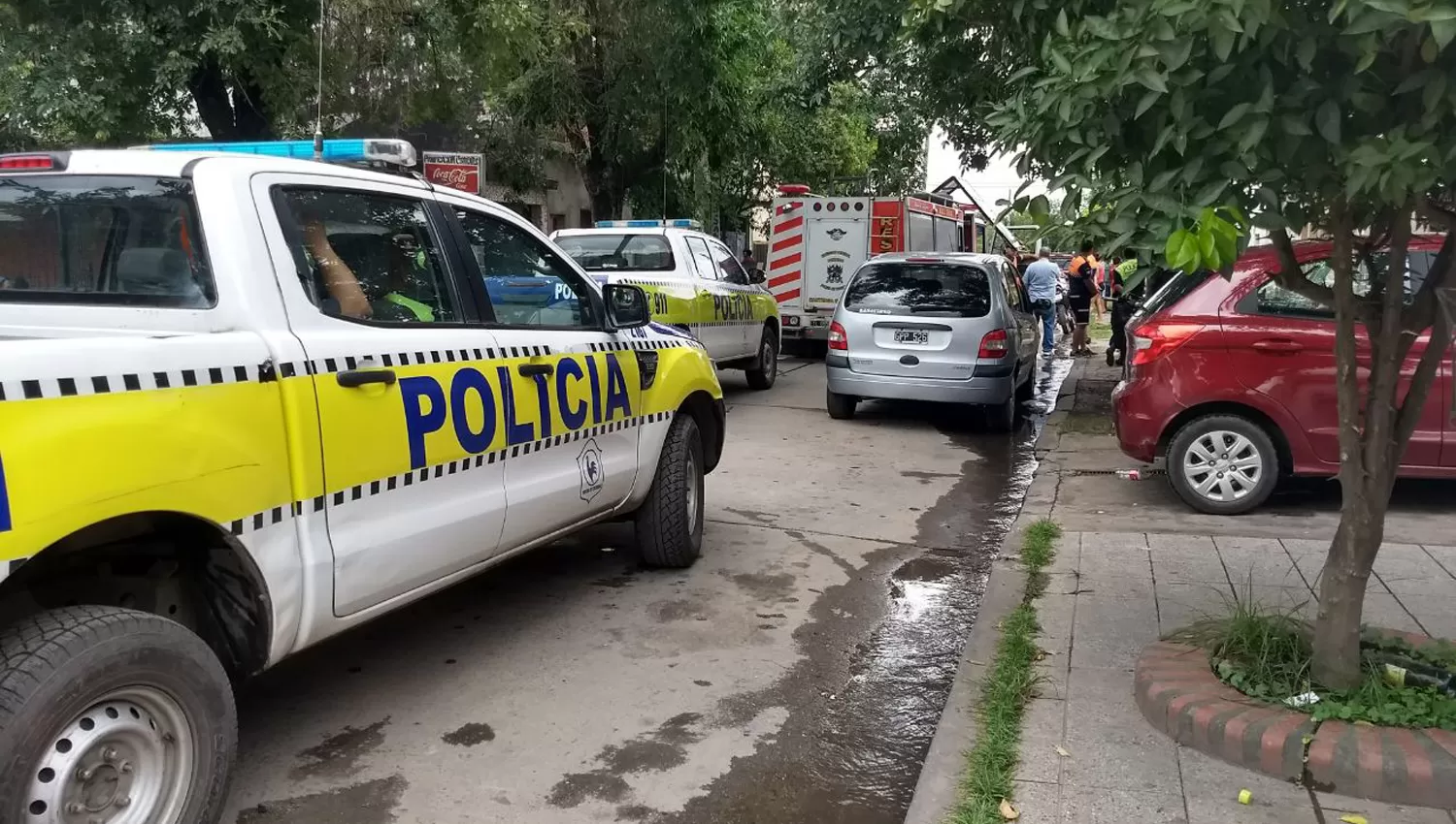 EL LUGAR DEL HECHO. LA GACETA/ VALENTINA SADIR