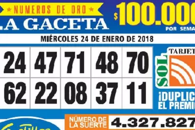 Los Números de Oro de LA GACETA