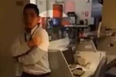 Creer o reventar: filman a una nena fantasma adentro de un banco