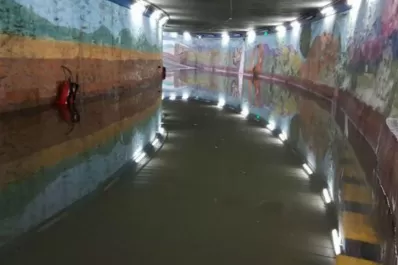 Las consecuencias del temporal: el túnel de la calle Córdoba se mantendrá cerrado