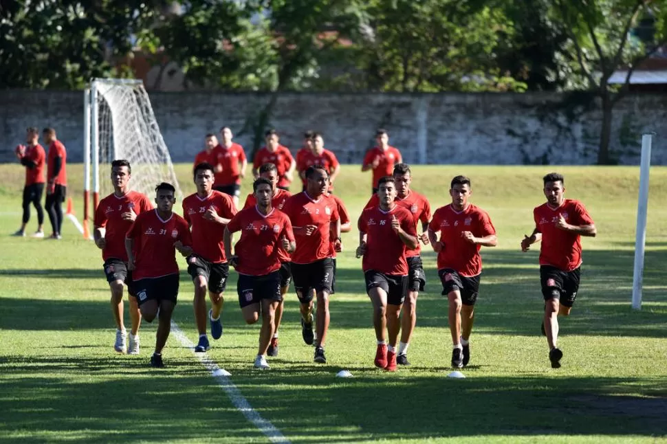 CONCENTRACIÓN. El plantel deberá dar muestras de personalidad para llevar adelante los objetivos que tendrá en 2018. la gaceta / foto de Inés Quinteros Orio