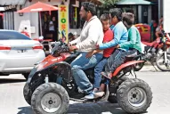 Descontrol con los cuatriciclos en los Valles