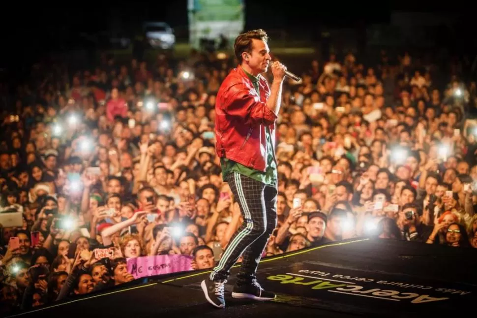 DE REGRESO. Chano volvió a los escenarios con un show en Mar del Plata. lacapitalmdp.com