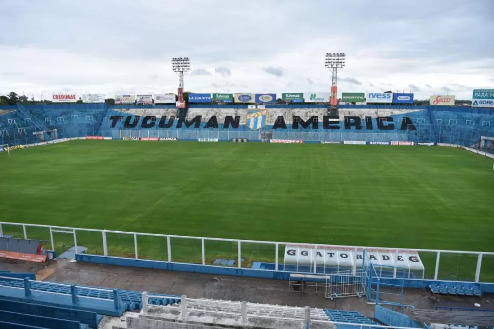 IMPECABLE. El campo del Monumental luce en excelentes condiciones, pese al intenso temporal que azotó la provincia. la gaceta / fotoS de inés quinteros orio