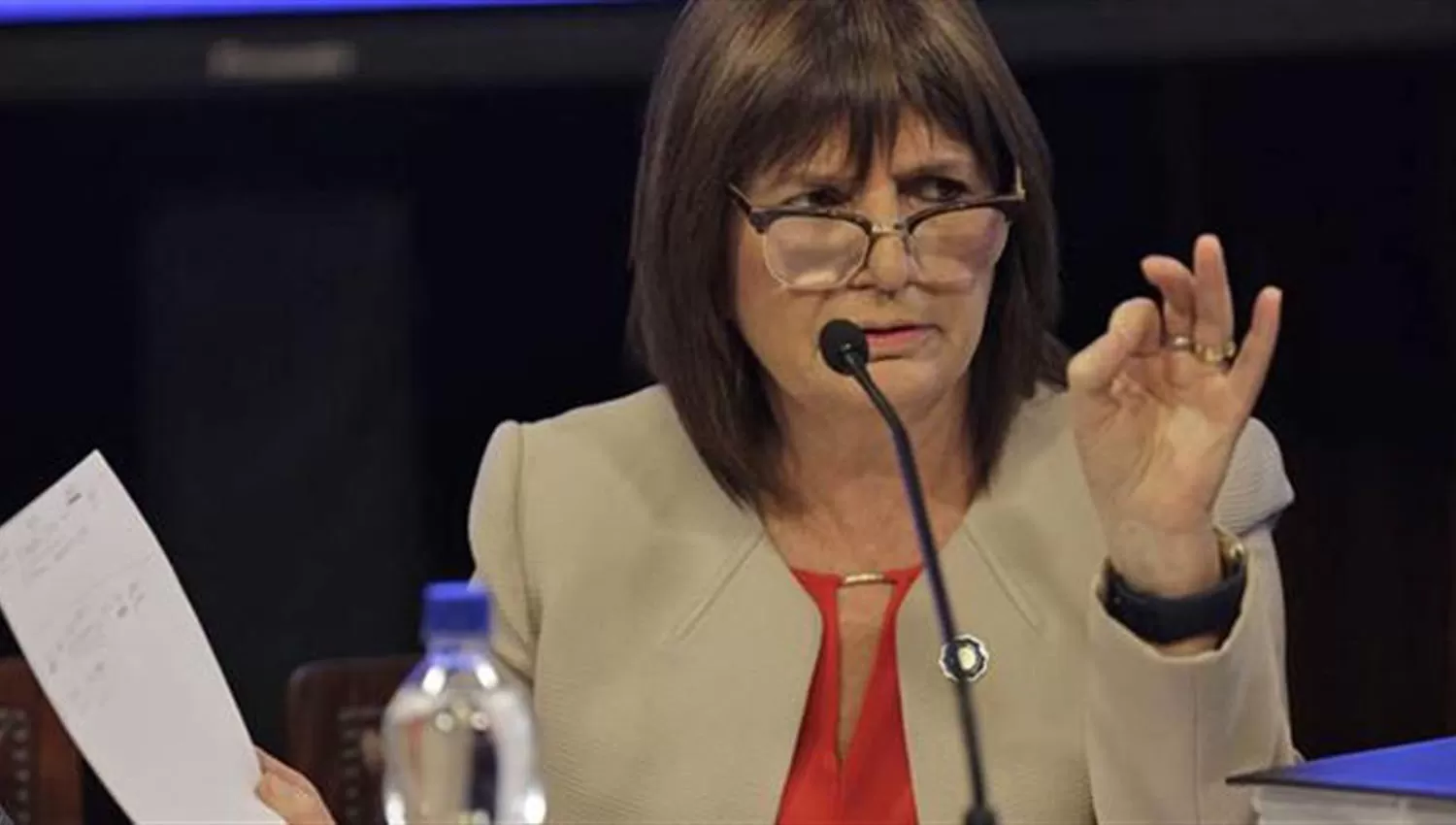 La ministra de Seguridad, Patricia Bullrich. ARCHIVO LA GACETA